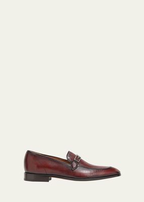 Men's B Volute Buckle Smoking Loafers