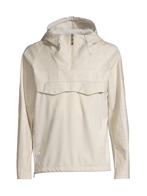 Men's Backflip Linen Shell Jacket - Beige - Size Small - Beige - Size Small