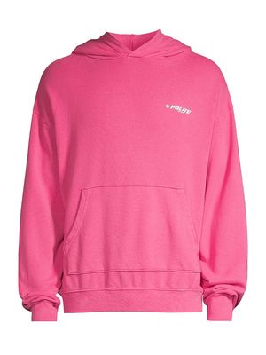 Men's Balance Logo Hoodie Sweatshirt - Fun Pink - Size Small - Fun Pink - Size Small