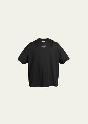 Men's Bandana Outline Oversized T-Shirt