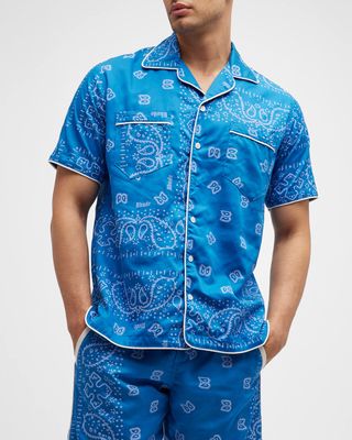 Men's Bandana Track Shirt