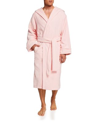 Men's Barocco Tonal Belted Terry Robe