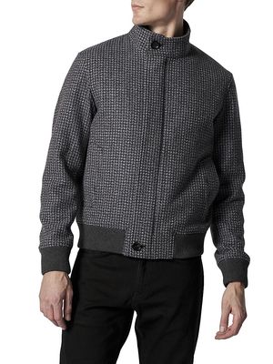 Men's Barrhill Tweed Blouson Jacket - Dusk - Size XS - Dusk - Size XS