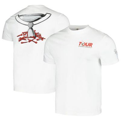 Men's Barstool Golf White TOUR Championship Trophy T-Shirt