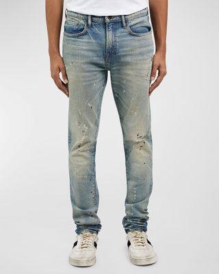 Men's Basecourse Paint-Splatter Jeans