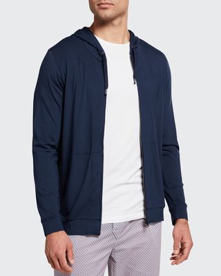 Men's Basel Jersey Zip-Front Hoodie Sweatshirt