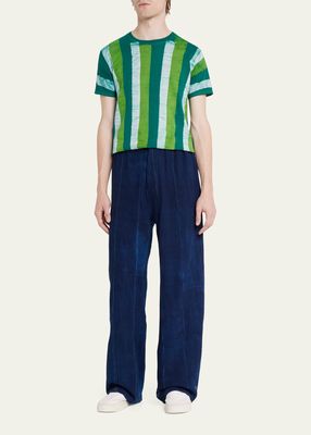 Men's Batik Broad Striped T-Shirt