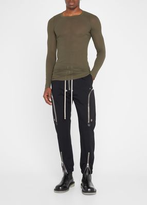 Men's Bauhaus Multi-Zip Heavy Jersey Pants