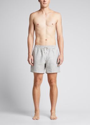 Men's Bay Miami Linen Stripe Shorts