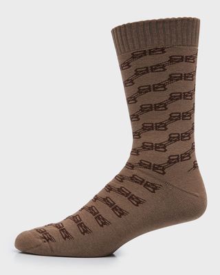Men's BB Monogram Socks