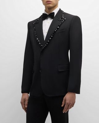 Men's Beaded Tuxedo Jacket