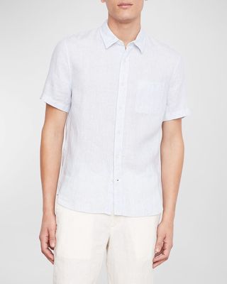 Men's Beauville Stripe Short-Sleeve Sport Shirt