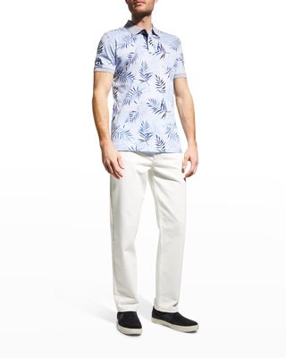 Men's Bedivere Falls Palm Leaf Polo Shirt