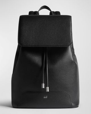 Men's Belgrave Leather Drawstring Backpack
