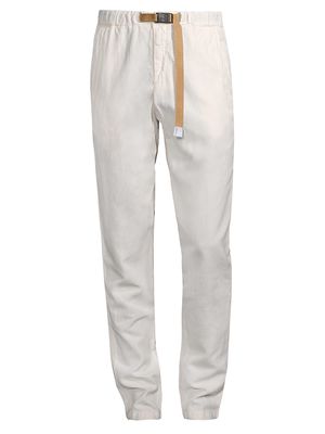 Men's Belted Slim Chino Pants - Off White - Size 28 - Off White - Size 28