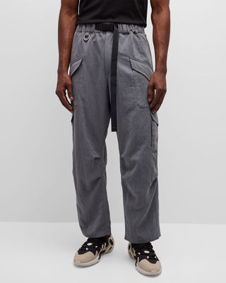 Men's Belted Utility Cargo Pants