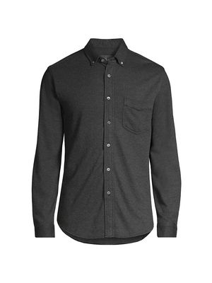 Men's Berkley Brushed Knit Shirt - Washed Black - Size XXL - Washed Black - Size XXL