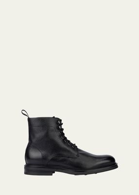 Men's Bernardo Weatherproof Leather Lace-Up Boots