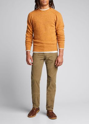 Men's Berwick Shetland Solid Knit Sweater