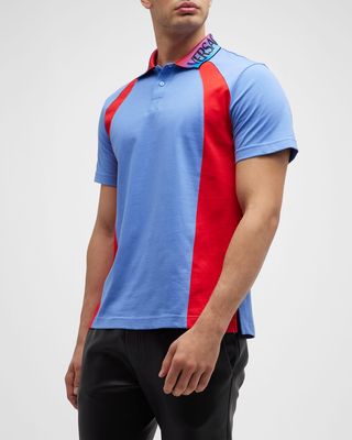 Men's Bicolor Torso Polo Shirt