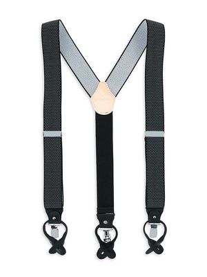 Men's Big & Tall Napier Convertible Suspenders - Black - Black