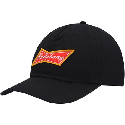 Men's Billabong x Budweiser Black Bow Snapback Hat
