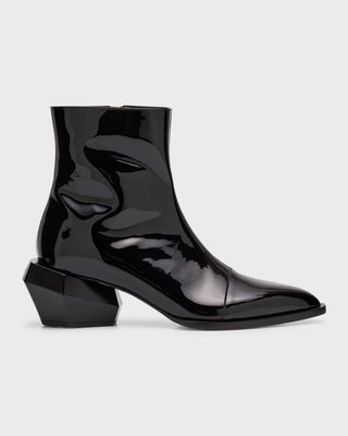 Men's Billy Patent Leather Ankle Boots