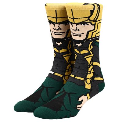 Men's BIOWORLD Loki Crew Socks