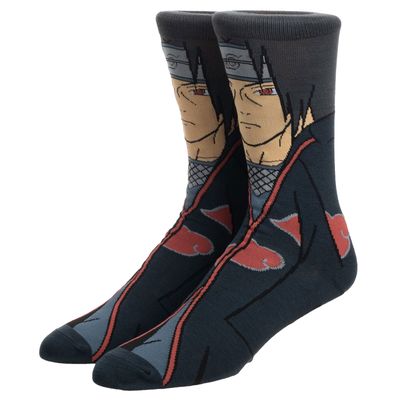 Men's BIOWORLD Naruto Itachi Uchiha Crew Socks