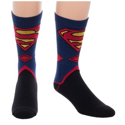 Men's BIOWORLD Superman Crew Socks