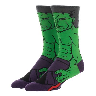 Men's BIOWORLD The Hulk Crew Socks