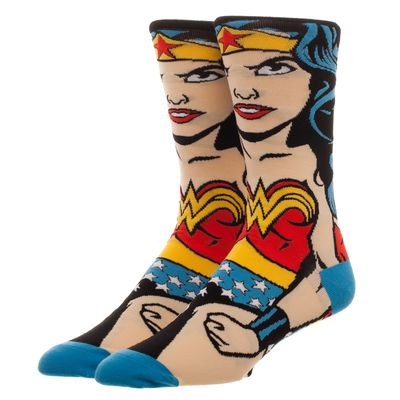 Men's BIOWORLD Wonder Woman Crew Socks