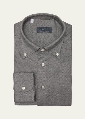 Men's Birdseye Flannel Sport Shirt