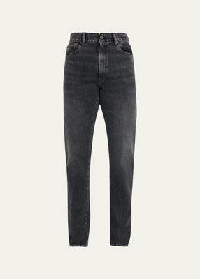 Men's Black Denim 60s Slim Jeans