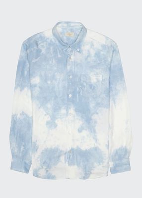 Men's Bleached Cloud Lyocell Sport Shirt