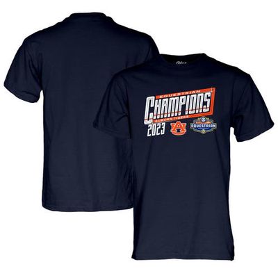 Men's Blue 84 Navy Auburn Tigers 2023 SEC Equestrian Champions Locker Room T-Shirt