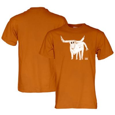 Men's Blue 84 Texas Orange Texas Longhorns For All The Horns T-Shirt in Burnt Orange