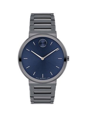 Men's Bold Horizon Stainless Steel Bracelet Watch/40MM - Blue