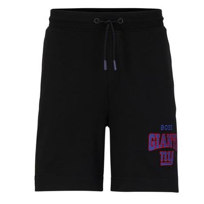 Men's BOSS X NFL Black/Royal New York Giants Snap Shorts
