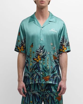 Men's Botanical Silk Camp Shirt