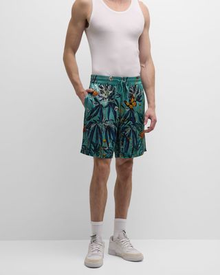 Men's Botanical Silk Shorts