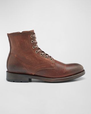 Men's Bowery Lace-Up Leather Boots