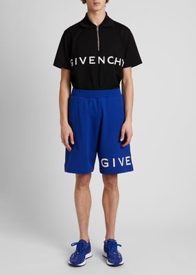Men's Boxy-Fit Logo Sweat Shorts