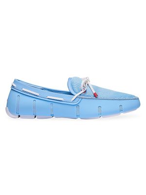 Men's Braided Lace Loafers - Spray Blue - Size 7 - Spray Blue - Size 7