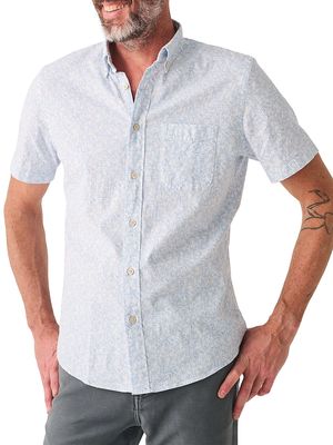 Men's Breeze Short-Sleeve Shirt - Sky Canopy Print - Size XXL - Sky Canopy Print - Size XXL