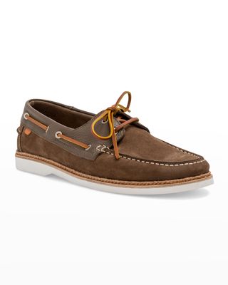 Men's Brigham Street Suede/Leather Boat Shoes