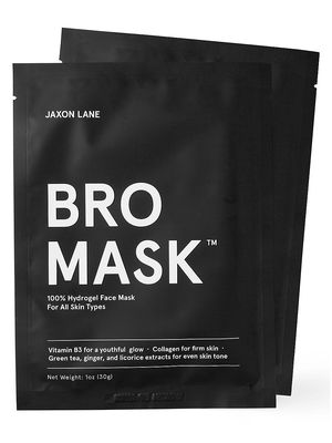 Men's Bro Mask 100% Hydrogel Sheet Mask 4-Piece Set