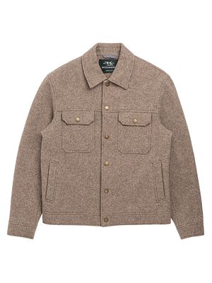 Men's Brooklyn Wool Trucker Jacket - Fawn - Size XS