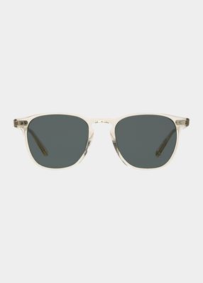 Men's Brooks x 48 Keyhole-Bridge Square Sunglasses