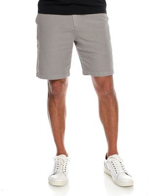 Men's Bryant Solid Cotton-Linen Shorts